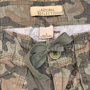 Natural Reflections camo shorts